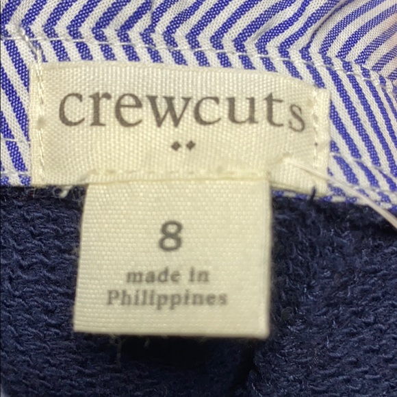 CrewCuts Blue girls sweater with collar. - Picture 2 of 4